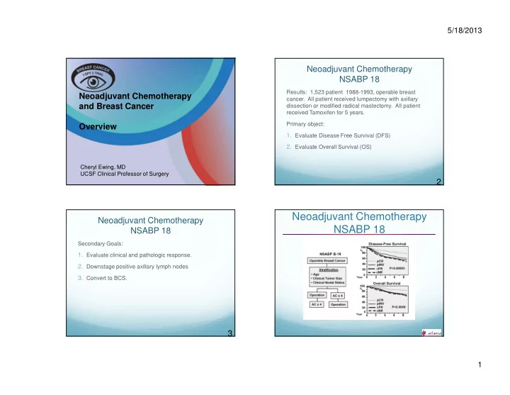 neoadjuvant chemotherapy