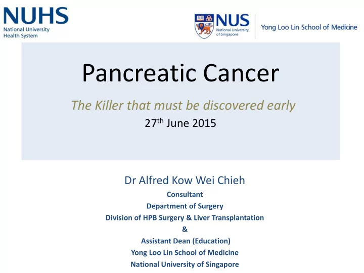 pancreatic cancer