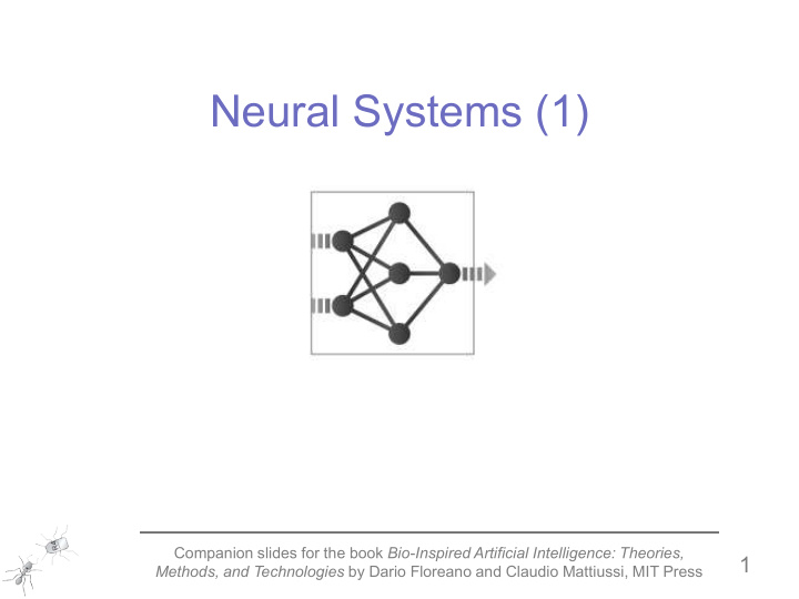 neural systems 1