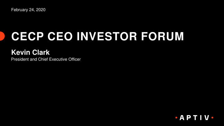 cecp ceo investor forum