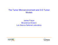 the tumor microenvironment and 3 d tumor models