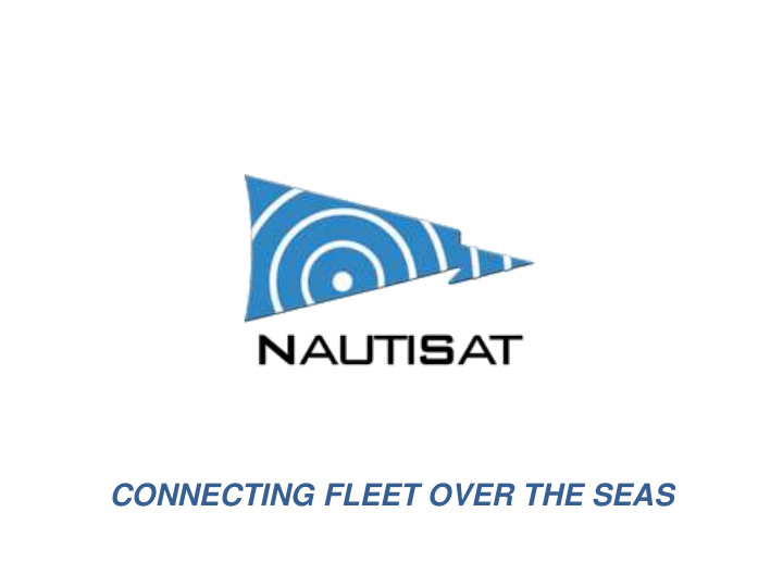 connecting fleet over the seas