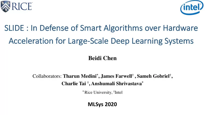 slid ide in in defen ense e of smart algorithms over er