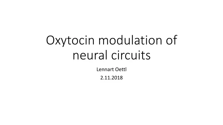neural circuits