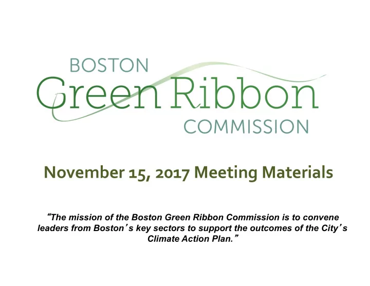 november 15 2017 meeting materials