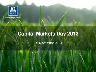 Capital Markets Day 2013  26 November 2013 IR  Date: 2013-11-26  1  Content  Track record and