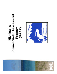 source water assessment michigan s program swap 1996