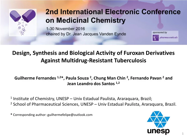 design synthesis and biological activity of furoxan