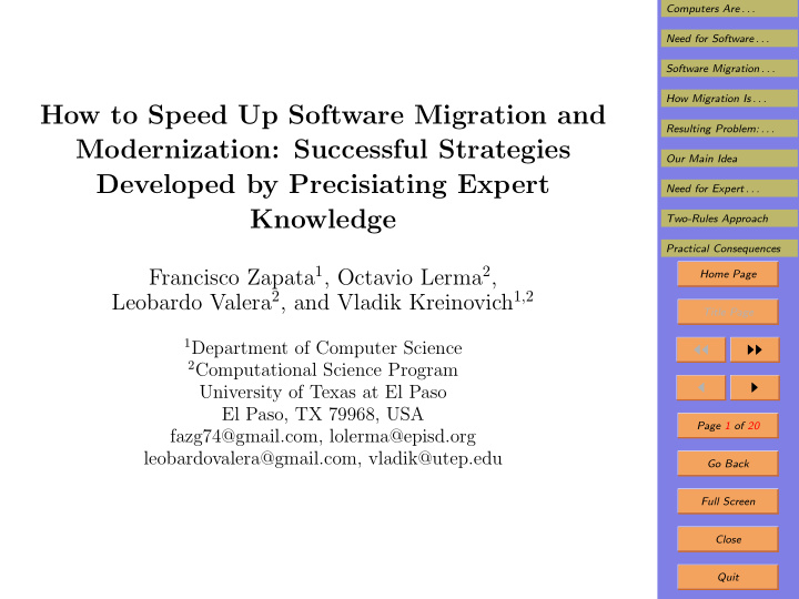 how to speed up software migration and