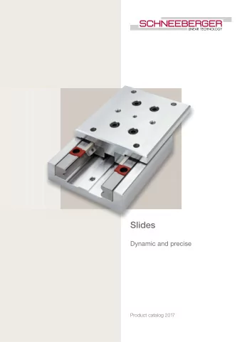 Slides  Dynamic and precise  Product catalog 2017  Latest version of the catalogs  You can always