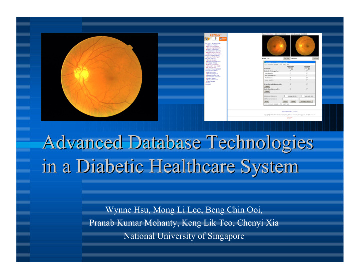 advanced database technologies advanced database