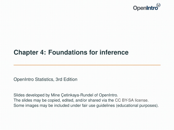 chapter 4 foundations for inference