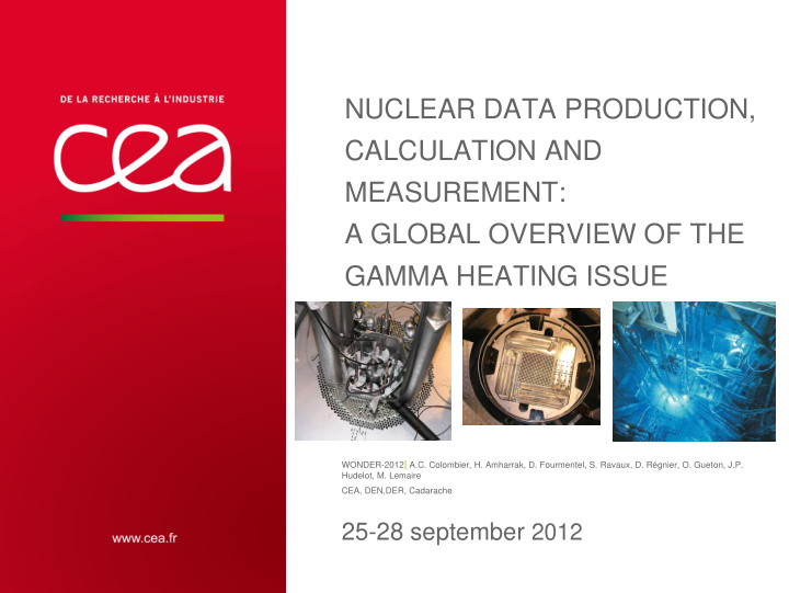 nuclear data production calculation and measurement a