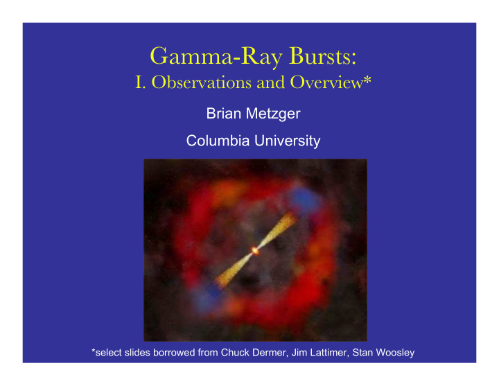 gamma ray bursts