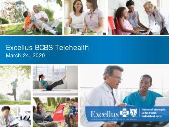 Excellus BCBS Telehealth  March 24, 2020  Meet the Team  Betsy Tubolino  Manager, Provider