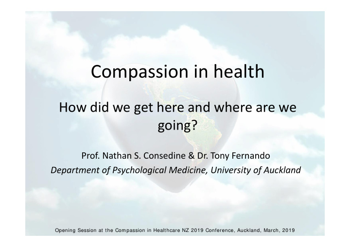 compassion in health