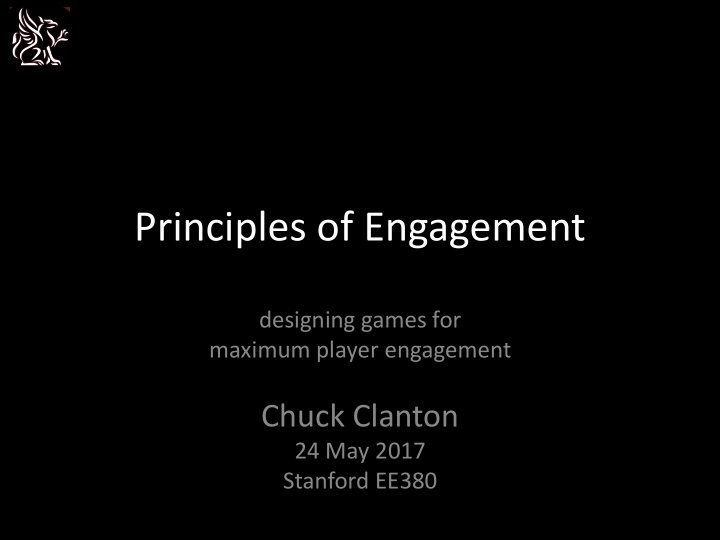 principles of engagement