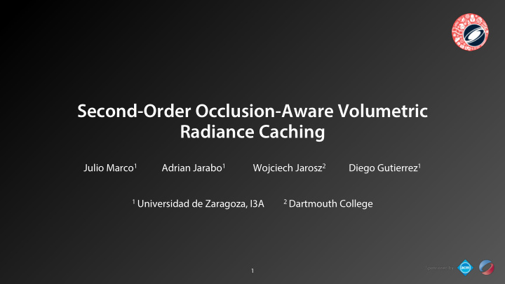 second order occlusion aware volumetric radiance caching