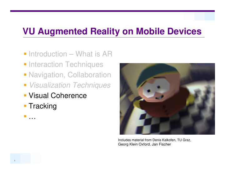 vu augmented reality on mobile devices vu augmented