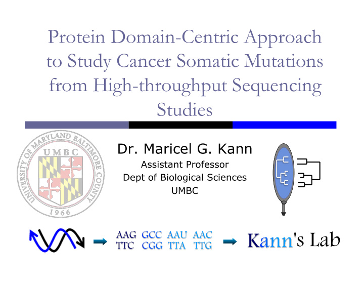 protein domain centric approach to study cancer somatic