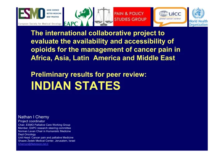 general background data indian states general formulary