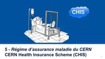 CHIS  1 5 - Rgime dassurance maladie du CERN  CERN Health Insurance Scheme (CHIS)  Basic