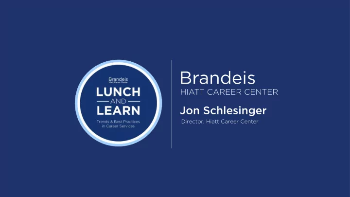 jon schlesinger
