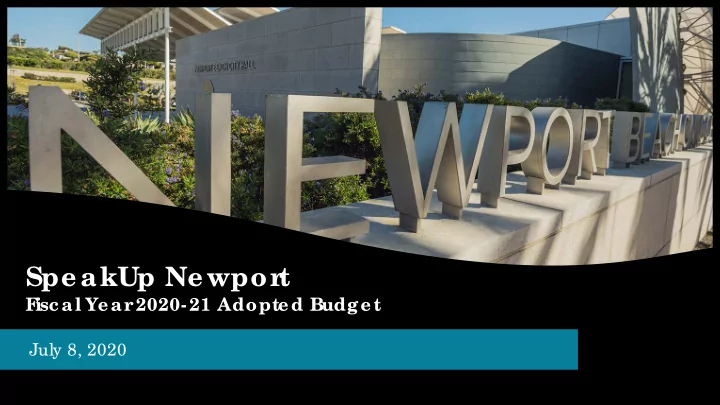 speakup newpor t