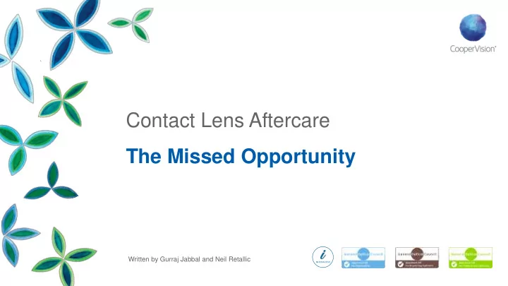 contact lens aftercare
