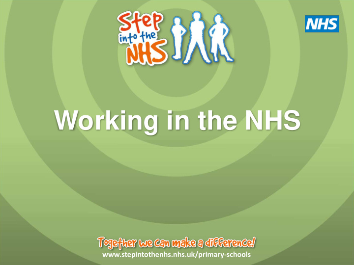 working in the nhs