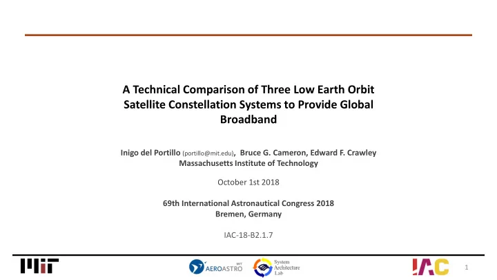 satellite constellation systems to provide global