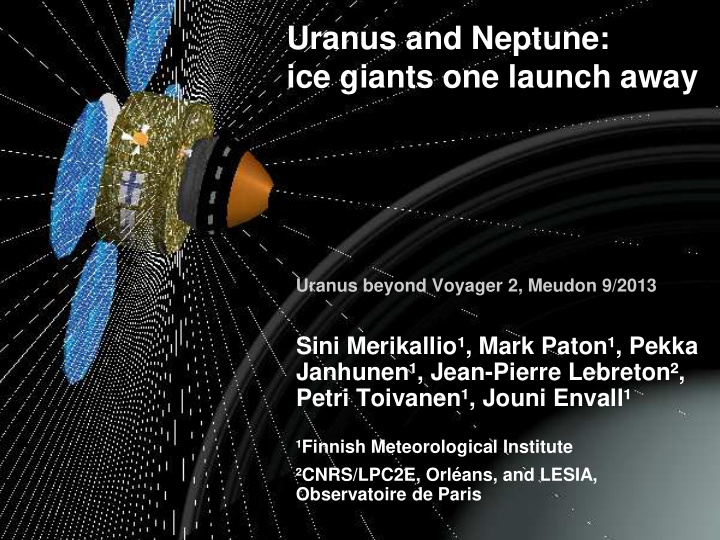 uranus beyond voyager 2 meudon 9 2013 sini merikallio