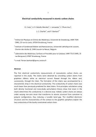 2  Reducing carbon materials from three to two dimensions has revealed a new world of  physical