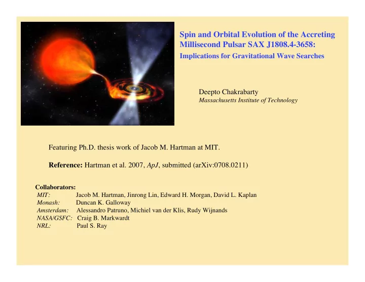 spin and orbital evolution of the accreting millisecond