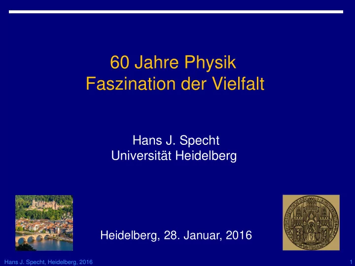 60 jahre physik faszination der vielfalt