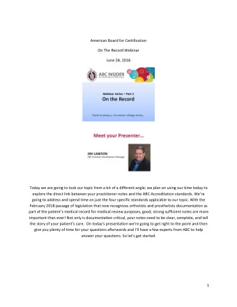 Today we are going to look our topic from a bit of a different angle; we plan on using our time