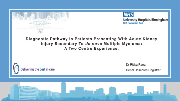 diagnostic pathway in patients presenting with acute