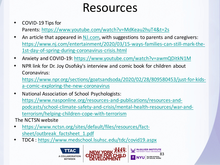 resources