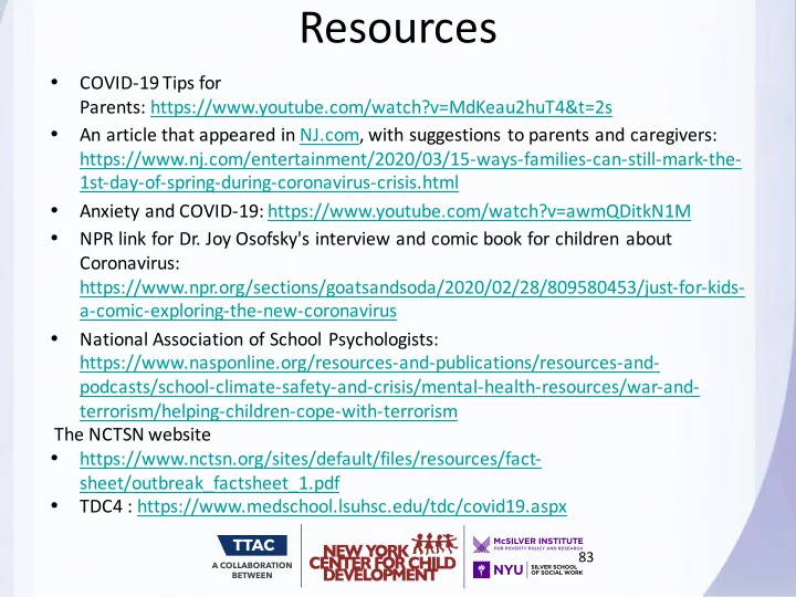 resources