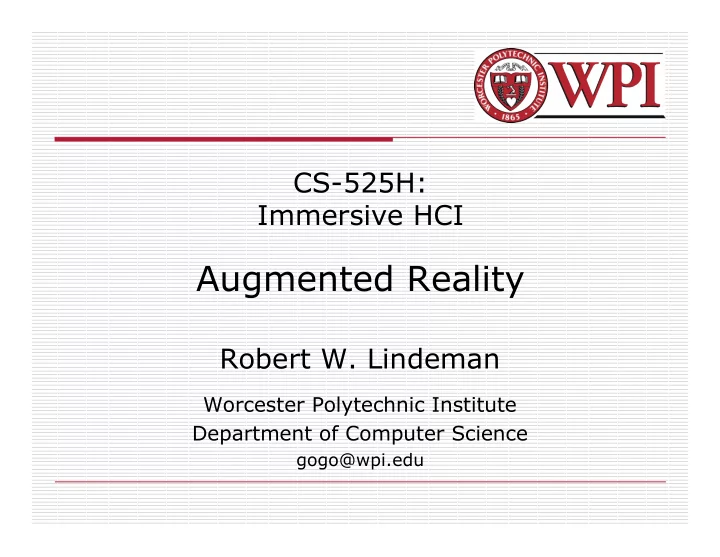 augmented reality