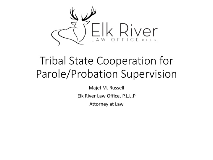 tribal state cooperation for parole probation supervision