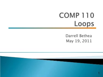 Darrell Bethea  May 19, 2011  1  Assignments:  Homework 0 grades up  Program 1 due
