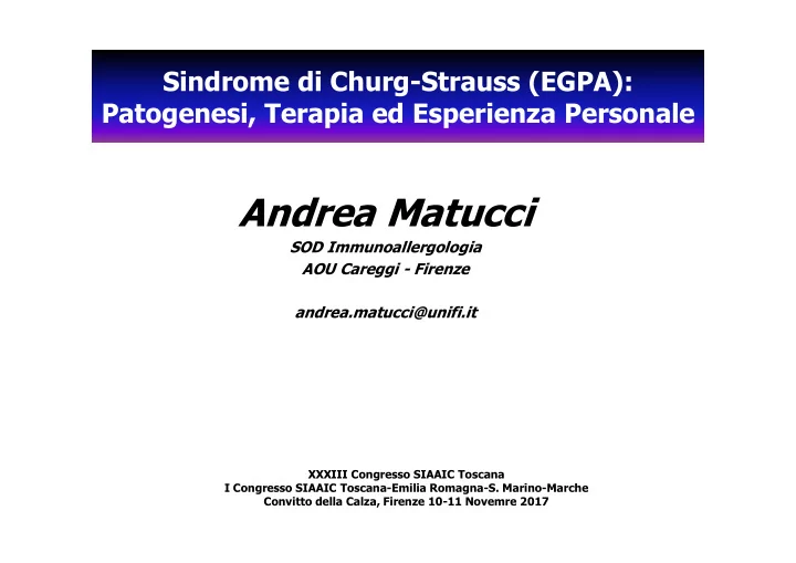 andrea matucci