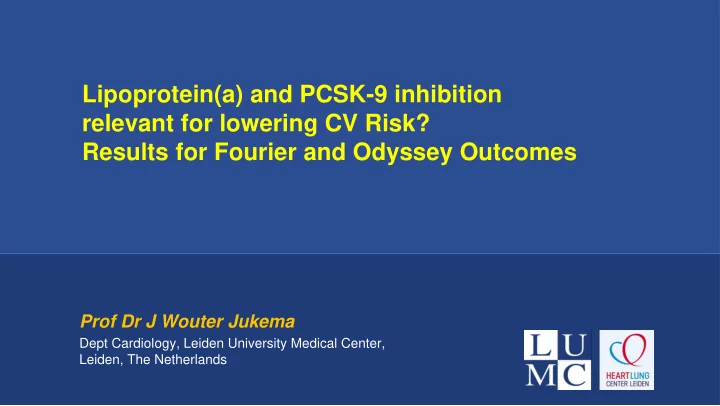 lipoprotein a and pcsk 9 inhibition