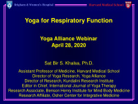 yoga for respiratory function