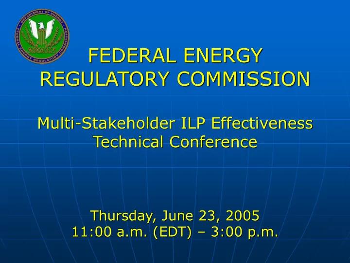 federal energy