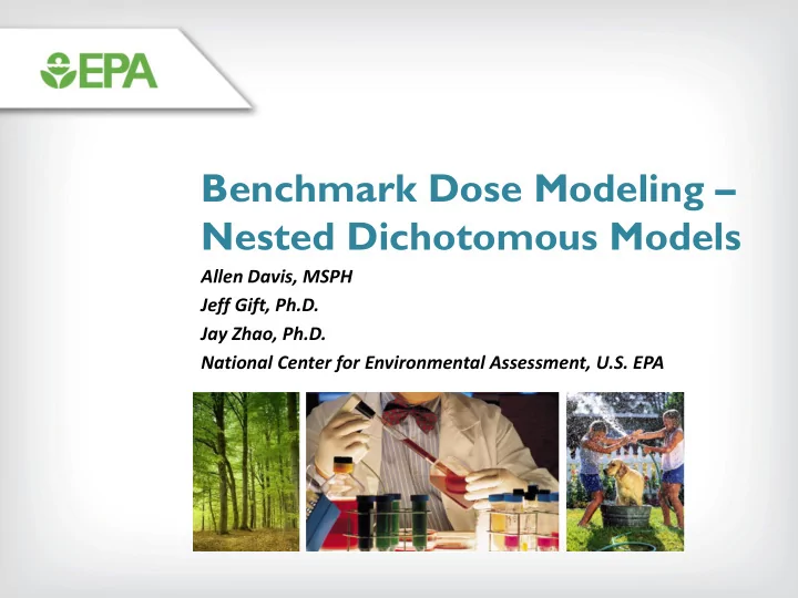 nested dichotomous models