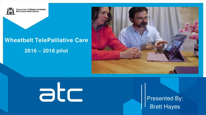 wheatbelt telepalliative care