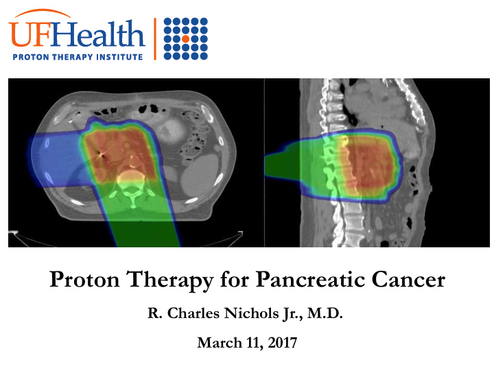 proton therapy for pancreatic cancer