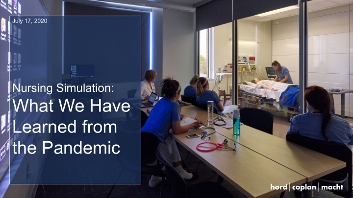 what we have learned from the pandemic nursing simulation